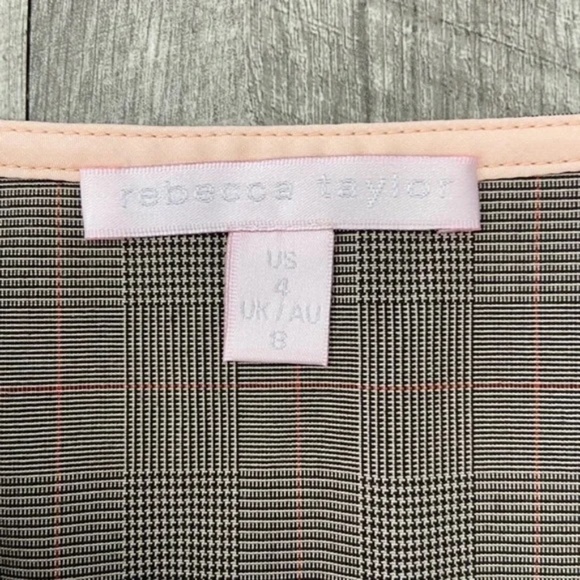 Rebecca Taylor Tan Plaid Mini Skirt - Picture 4 of 4